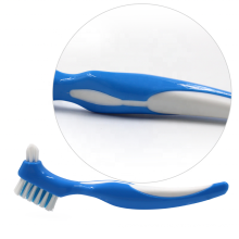 Your Brand Logo Print on Handle Denture Brush